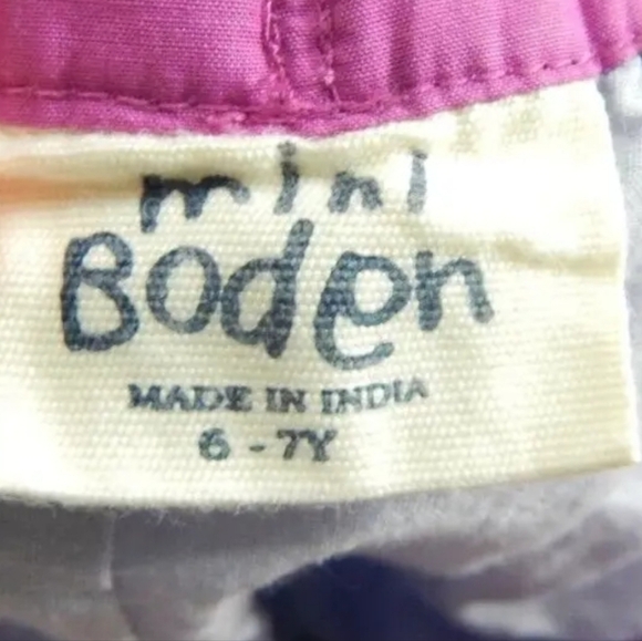 Mini Boden River Boat Printed Circle Skirt - Picture 3 of 3